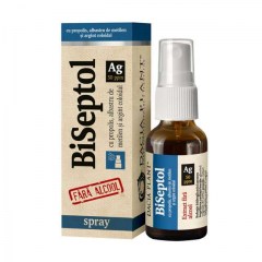 BiSeptol spray cu propolis si albastru de metilen, 20 ml, Dacia Plant